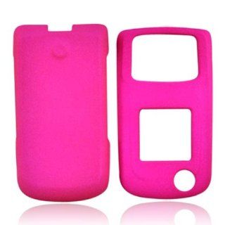 Hot Pink Samsung Rugby 2 A847 Rubberized Matte Hard Plastic Case Cover [Anti Slip]; Perfect Fit as Best Coolest Design Cases for Rugby 2 A847/Samsung A847 Compatible with Verizon, AT&T, Sprint,T Mobile and Unlocked Phones Cell Phones & Accessories