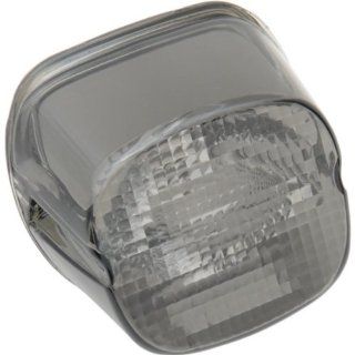 Drag Specialties Laydown Taillight Lens with No Tag Window   Smoke 12 0417MA Automotive