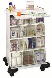 Quantum Storage TBC 32WT Ultimate Supply Cart, White   Tools Products