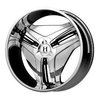 Helo HE849 Chrome Wheel with Gloss Black Accents   (24x9.5"/6x135mm) Automotive