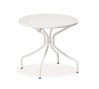 EmuAmericas 873 32 in Round Cambi Folding Table w/ Mesh Top & Tubular Legs, Powder Coated, Each  Patio Tables  Patio, Lawn & Garden