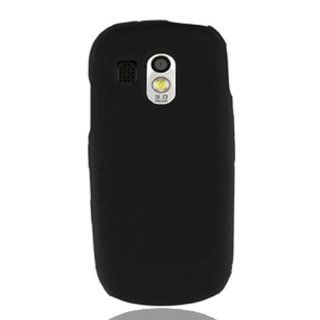 Samsung Caliber / R850 / 860 Silicone Skin Cover Case   Black Cell Phones & Accessories