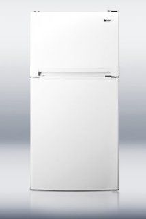 Summit FF874W 24 8.1 cu. ft. Counter Depth Top Freezer Refrigerator   White, Without Ice Maker Kitchen & Dining