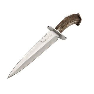Muela Bear Fixed Blade Knife 14.875 Inch, Crown Stag  Hunting Folding Knives  Sports & Outdoors