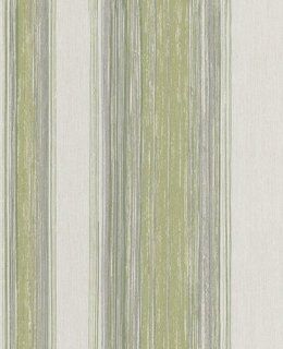 Graham & Brown Paradise Twine Mica Superfresco Easy Striped 10M Wallpaper Roll (Pear 31 851)    