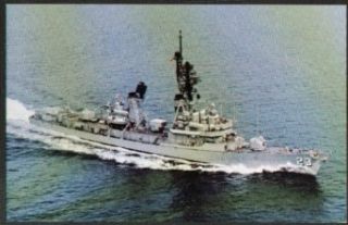 U S S Richard E Byrd Missile Destroyer DDG 23 postcard Entertainment Collectibles