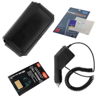 Cell Phone Accessories Bundle for AT&T Samsung Impression SGH A877 (Includes; Premium Leather Side Carry Case, Charger, Generation X Antenna Booster) Cell Phones & Accessories