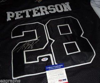 Adrian Peterson Autographed Uniform   Autographed NFL Jerseys Sports Collectibles