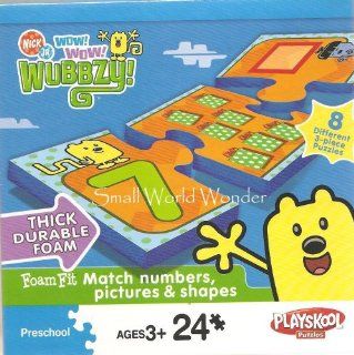 Wow Wow Wubbzy Foam Fit 24 Piece Puzzle by Playskool Toys & Games