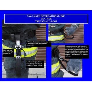 Sav A Jake Firefighter Gear Tools Leather Truckman's Tool Loop Science Lab Emergency Response Equipment