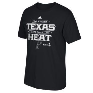 San Antonio Spurs adidas NBA Take The Heat T Shirt