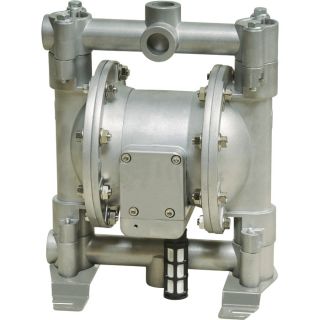 Roughneck Air Operated Double Diaphragm Pump   12 GPM, 1/2 Inch Inlet & Outlet