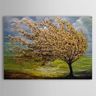Hand Painted Oil Painting Landscape Tree of Life with Stretched Frame Ready to Hang