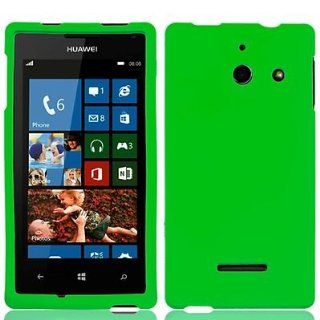 For Straight Talk Huawei H883G Ascend W1 Hard Case Neon Green 