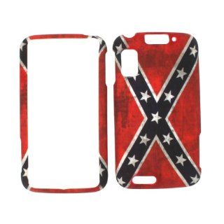 AT&T / MOTOROLA ATRIX 4G / MB860 CONFEDERATE REBEL FLAG HARD PROTECTOR SNAP ON COVER CASE Cell Phones & Accessories
