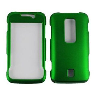 For MetroPCS & Cricket Huawei M860 Accessory   Green Hard Case Proctor Cover Cell Phones & Accessories