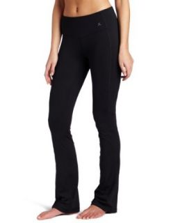 Danskin Women's Fitted Sculpt Pant, Black, Small Clothing