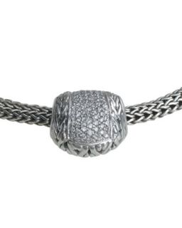 Classic Chain Diamond Half Ball Necklace