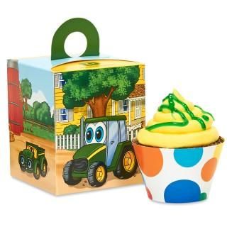 Johnny Tractor Cupcake Wrapper Combo Kit