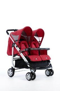 Zooper Tango Stroller, Red Waves  Standard Baby Strollers  Baby