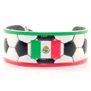 Mexico Game Wear Flag Classic Soccer Bracelet