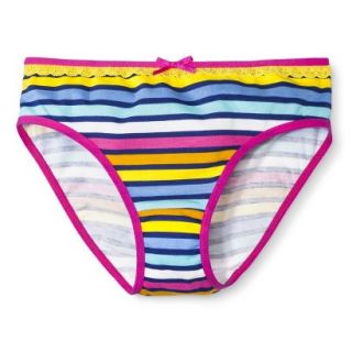Xhilaration Girls Bikini Briefs   Multi Color Stripe 8