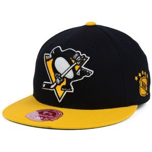 Pittsburgh Penguins Mitchell and Ness NHL XL Logo 2Tone Fitted Cap