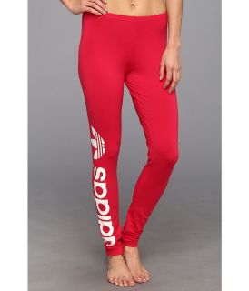 adidas Originals New Trefoil Leggings Womens Casual Pants (Red)