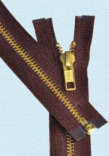 13" Medium Weight Jacket Zipper YKK #5 Brass ~ Separating ~ 864 Cranberry (1 Zipper/pack)