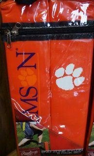 CLEMSON TIGERS NCAA End Zone Pylon 2 Pack Set Spot Identifiers BY Rawlings  Sports Related Tailgating Fan Packs  Sports & Outdoors