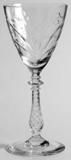 Rock Sharpe Hastings Clear Wine Glass   Stem #1014,Clear,Cut