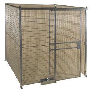 AK Quik Fence Security Room   8ftW x 8ftD x 8ftH, 4 Sided, Model# AKQWK888 4