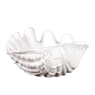 Urban Trends Collection White Ceramic Seashell