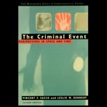 Criminal Event  An Introduction to Criminology