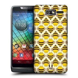Head Case Designs Colony Busy Bee Patterns Hard Back Case Cover for Motorola RAZR i XT890 Cell Phones & Accessories