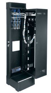 SR Series Pivoting Wall Mount Rack with 40 Rackspaces Size 70" H x 20" D   Audio Video Media Cabinets
