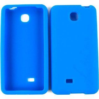 LG ESCAPE P870 BLUE SOFT GEL RUBBER ACCESSORY Cell Phones & Accessories