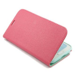Wall  Button Wallet PU Leather Stand Case Cover for Samsung Galaxy Note II 2 N7100 Red Cell Phones & Accessories