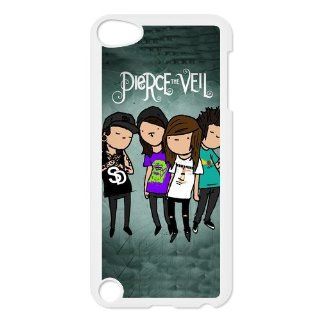 Pierce The Veil Custom Case for iPod Touch 5, VICustom iTouch 5 Protective Cover(Black&White)   Retail Packaging Cell Phones & Accessories