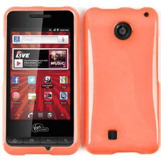 GLOSSY COVER FOR ZTE CHASER CASE FACEPLATE HARD PLASTIC PEARL ORANGE A022 AF CELL PHONE ACCESSORY Cell Phones & Accessories