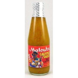 Matouk's Hot Calypso Picante Sauce, 10 fl oz  Caribbean Hot Sauce  Grocery & Gourmet Food