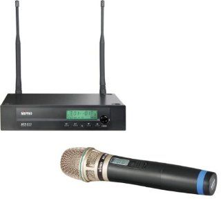 MIPRO ACT 311 Single Channel Diversity Receiver with ACT 30H Handheld Transmitter Mic Musical Instruments