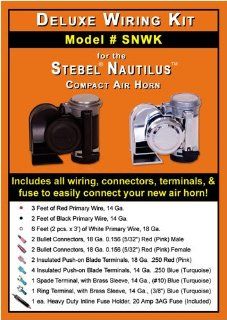 Deluxe Wiring Kit for Stebel Nautilus Compact Air Horns Automotive