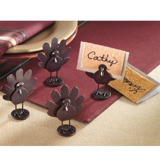 Thanksgiving Turkey Placecard Holder (Set of 4)   Christmas Decor