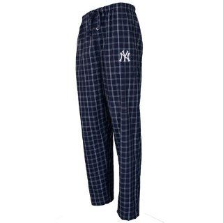 New York Yankees Navy Blue Division Pajama Pants Clothing