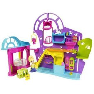 Mattel Polly Pocket Girls Playtime Doll Pet Animal Shop Salon Set Toys & Games