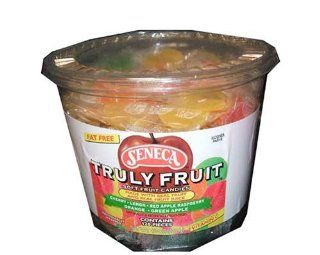 Seneca Truly Fruit Soft Fruit Candies 120, Individually wrapped pieces per tub(Compare to Sunkist Fruit Gems)  Tiny Wrapped Candy  Grocery & Gourmet Food