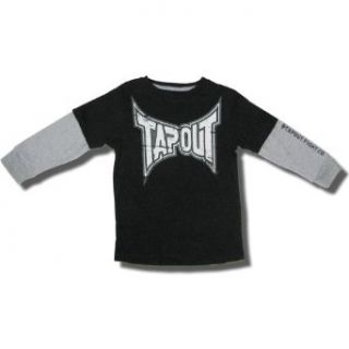 Long Sleeve Tapout T shirt with Drop Sleeve for Boys   8 Clothing