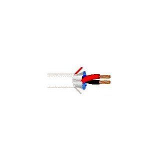 6300FE 877U1000   Belden 2 Conductor 18 AWG Shielded Cable, CMP, Natural, 1000 ft.