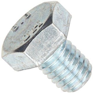 Class 8.8 Steel Cap Screw, Zinc Blue Chromate Plated Finish, Hex Head, External Hex Drive, Meets DIN 933/ISO 898, 10mm Length, Fully Threaded, M4 0.7 Metric Coarse Threads (Pack of 100) Cap Screws And Hex Bolts